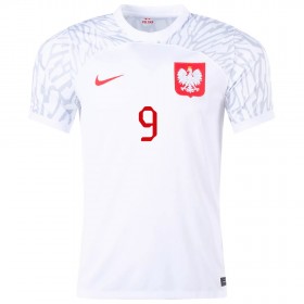 Polen LEWANDOWSKI 9 Hjemme VM 2022 - Fodboldtrøjer (S/S)